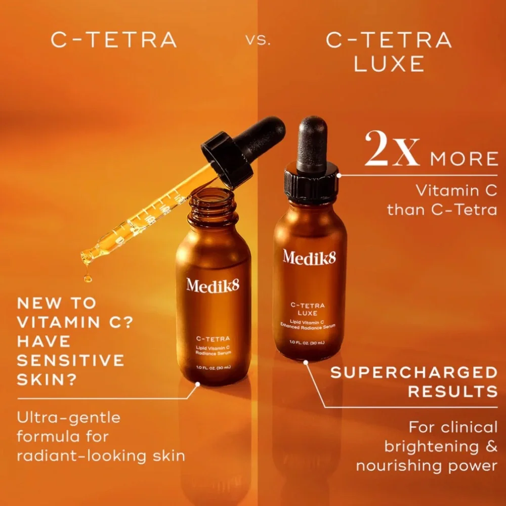 NWT / NIB Medik8 C-Tetra Liquid Vitamin C Radiance Serum Full Size